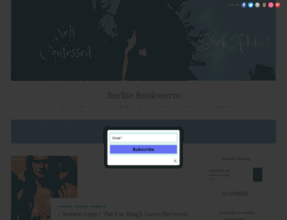 beckiebookworm.com screenshot