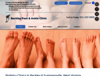 beckleyfootandankle.com screenshot