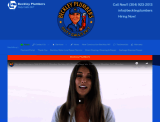 beckleyplumbers.com screenshot