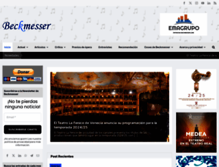 beckmesser.com screenshot