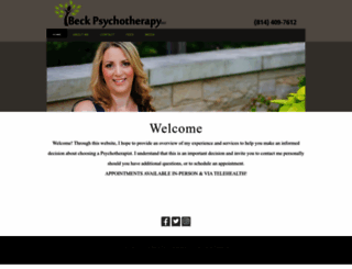beckpsychotherapy.com screenshot