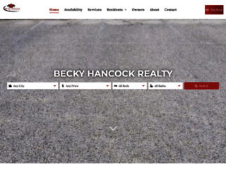 beckyhancockrealty.com screenshot