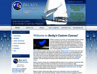 beckyscustomcanvas.com screenshot