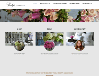 beckysfarmhouse.com screenshot