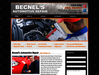 becnelsautomotive.com screenshot