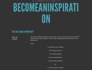 becomeaninspiration.wordpress.com screenshot