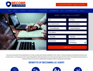 becomelicadvisor.com screenshot