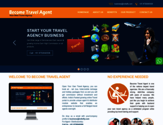 becometravelagent.in screenshot