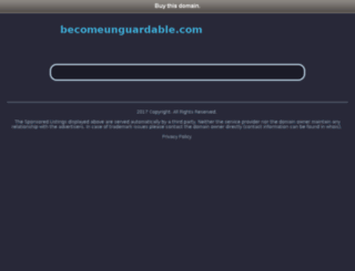 becomeunguardable.com screenshot
