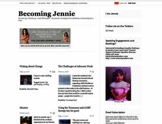 becomingjennie.wordpress.com screenshot