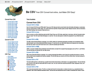 becsv.com screenshot