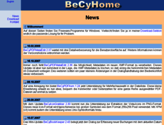 becyhome.de screenshot