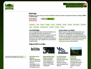bedandbreakfast-belgie.com screenshot