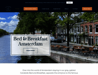 bedandbreakfastamsterdam.net screenshot