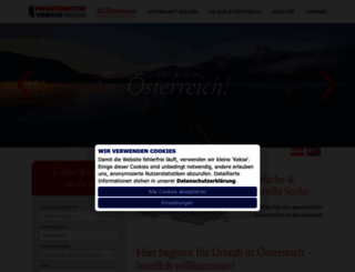 bedandbreakfastaustria.at screenshot