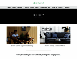 bedandsofa.com.au screenshot