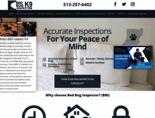 bedbug-inspector.com screenshot