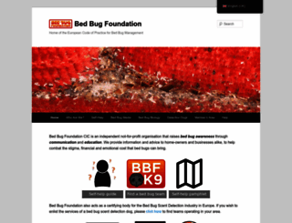 bedbugfoundation.org screenshot