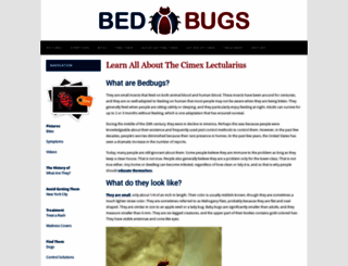 bedbugs.org screenshot