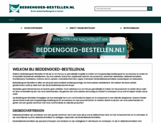 beddengoed-bestellen.nl screenshot