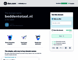 beddentotaal.nl screenshot