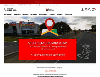 beddingwarehouse.com.au screenshot
