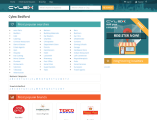 bedford.cylex-uk.co.uk screenshot