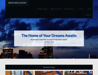bedfordanddean.com screenshot