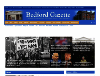 bedfordgazette.com screenshot