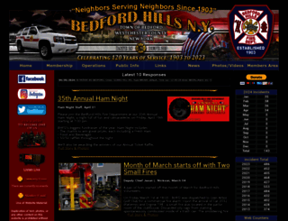 bedfordhillsfd.org screenshot
