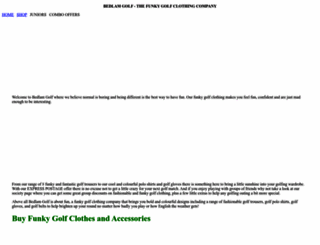 bedlam-golf.com screenshot