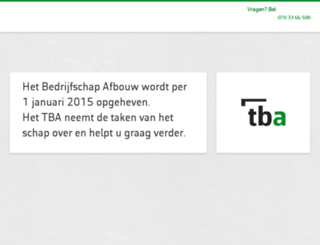 bedrijfschapafbouw.nl screenshot