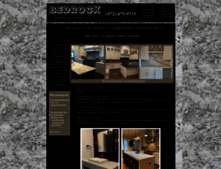 bedrockgranitedesigns.com screenshot