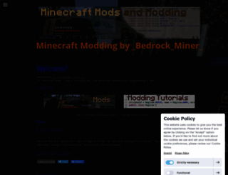 bedrockminer.jimdofree.com screenshot