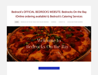 bedrocksrestaurants.com screenshot