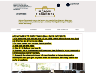 bedroomdiscounters.org screenshot