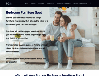 bedroomfurniturespot.com screenshot
