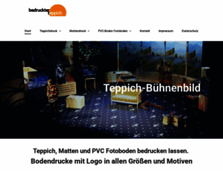 bedruckter-teppich.de screenshot