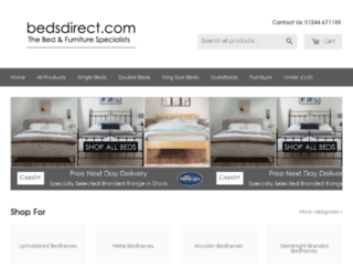 bedsdirect.com screenshot