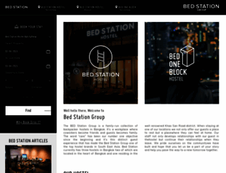 bedstationhostel.com screenshot