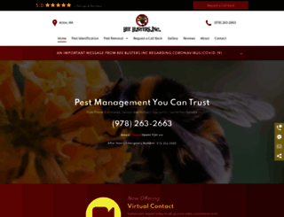 bee-busters.com screenshot