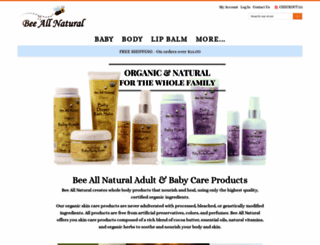 beeallnatural.com screenshot