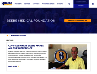beebemedicalfoundation.org screenshot