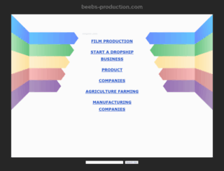 beebs-production.com screenshot