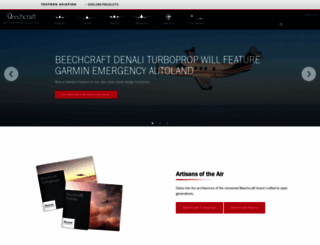 beechcraft.com screenshot