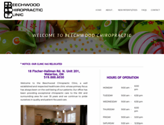 beechwoodchiropractic.com screenshot