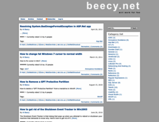 beecy.net screenshot