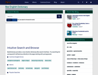 beedictionary.com screenshot
