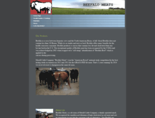 beefalomeats.com screenshot