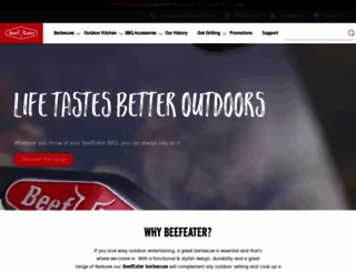 beefeaterbbq.com.au screenshot